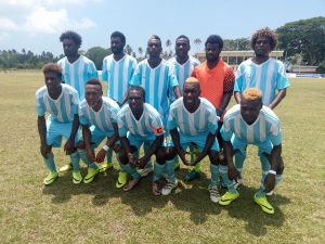 Nalkutan FC beat Rainbow 6-2 top ladder in day one.